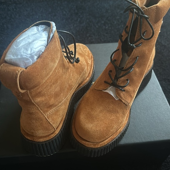 🆕Rag & Bone New York Sloane Boot Size: 8 Cinnamon Suede - Picture 6 of 15